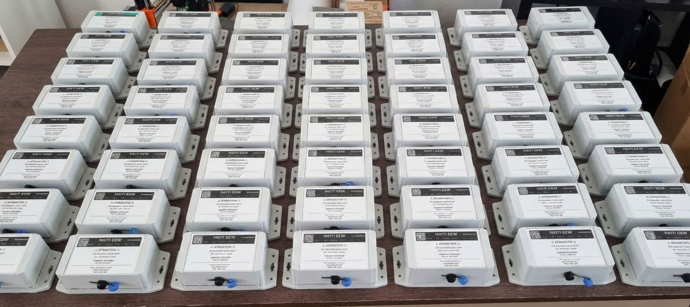 Capteurs prêts pour le déploiement en Haïti